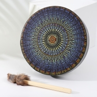 Шаманский бубен "Мозаика" с колотушкой 5х25х25 см Шаманский бубен "Мозаика" с колотушкой 5х25х25 см
