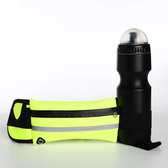 Сумка для бега на молнии, зелёная