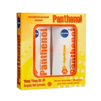 Подарочный набор косметики женский "Пантенол": шампунь, 200 мл + маска для волос, 200 мл Подарочный набор косметики женский "Пантенол": шампунь, 200 мл + маска для волос, 200 мл