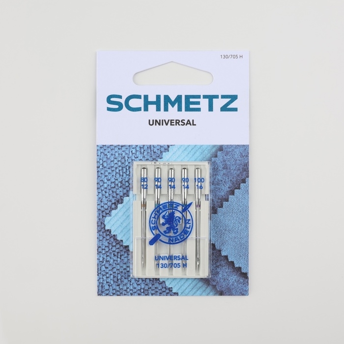 Иглы для бытовых швейных машин, универсальные, №80-100, 5 шт