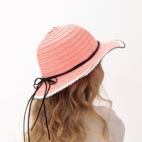Шляпа для девочки MINAKU "Куколка", размер 50, цвет розовый Шляпа для девочки MINAKU "Куколка", размер 50, цвет розовый