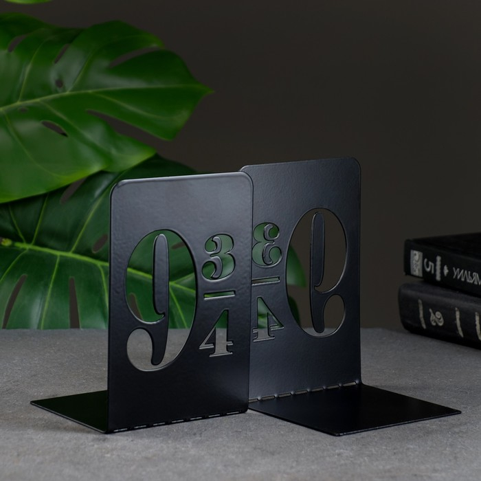 Держатель-подставка для книг "Поезд на 9 и 3/4" набор 2шт, 15х10х10см