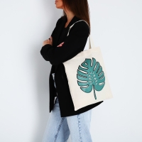 Сумка - шопер &laquo;Лист&raquo; 35 х 0,5 х 40 см, отд без молнии, без подклада