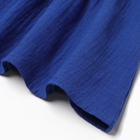 Платье с воротничком Крошка Я Муслин, 68-74, синий Платье с воротничком Крошка Я Муслин, 68-74, синий