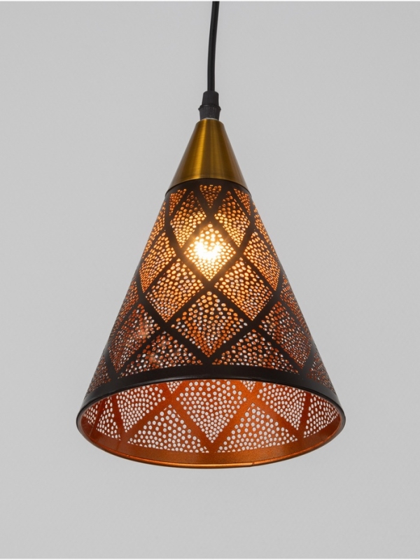 Светильник "Рэдклифф" (Градация) 1х40Вт Е27 черный 18х18х26+100см