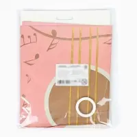 Воздушные шары "Розовая гитара" фольга, латекс, набор 12 штук