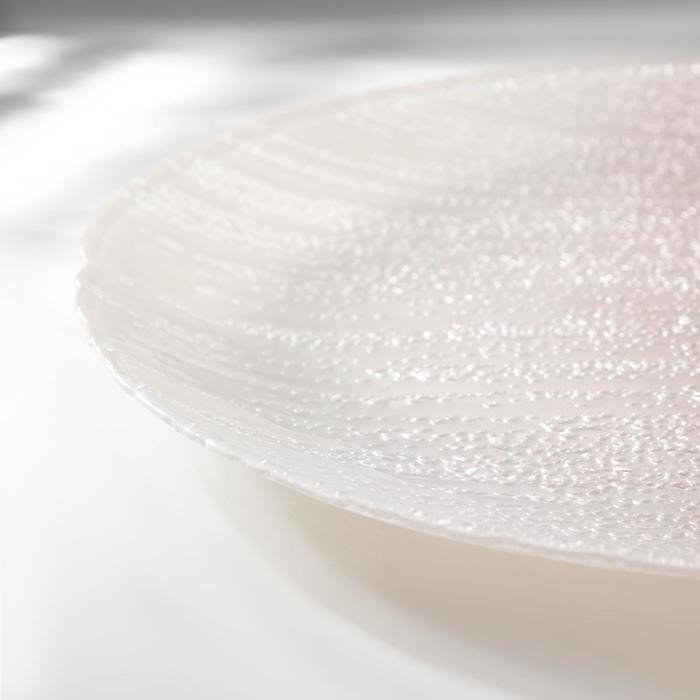 Тарелка подстановочная &laquo;Ривьера&raquo;, d=32 см, цвет жемчужный