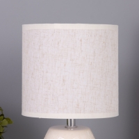 Лампа настольная "Масаки" 1х40Вт Е14 бежевый 15х15х30см