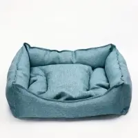 Лежанка для кошек и собак, мебельная ткань, 65 х 55 х 15 см