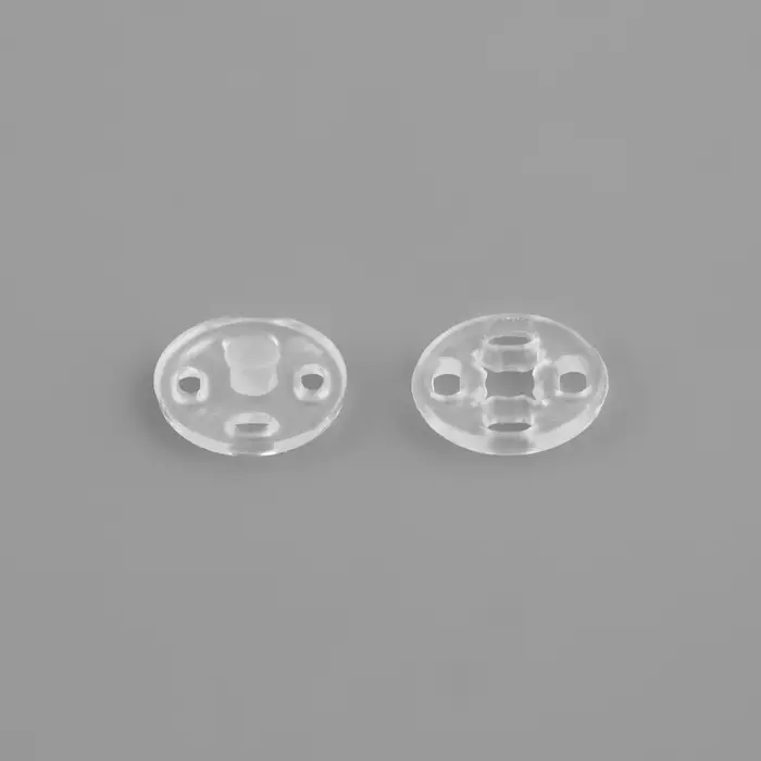 Кнопки пришивные, d=10 мм, 10 шт., прозрачные