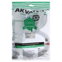 Сифон для мойки Akvater, 3 1/2" х 40 мм, с круглым переливом