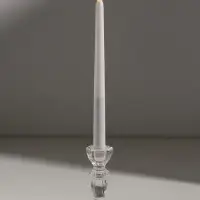 Подсвечник стекло "Бутон на ножке" прозрачный d=2,2 см 7х7х11 см