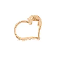 Крабик для волос &laquo;Маргарита&raquo;, сердце, 2.5 см, золото