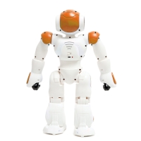 Робот &laquo;Хантер&raquo;, радиоуправляемый, световые и звуковые эффекты, работает от аккумулятора, цвет оранжевый