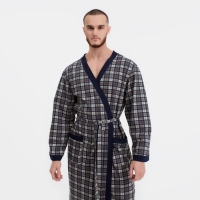 Халат мужской , цвет коричневый, размер 54 Халат мужской , цвет коричневый, размер 54