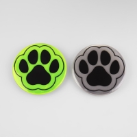 Светоотражающий значок &laquo;Лапка&raquo;, d = 5,8 см, цвет МИКС