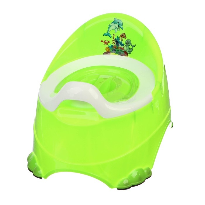 Горшок детский антискользящий «Бэйби-Комфорт» с крышкой, съёмная чаша, цвет салатовый Горшок детский антискользящий «Бэйби-Комфорт» с крышкой, съёмная чаша, цвет салатовый