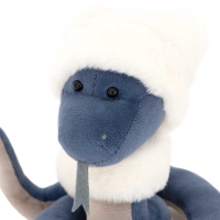 Новый год! Мягкая игрушка «Змей МиШушик», цвет синий, 15 см Новый год! Мягкая игрушка «Змей МиШушик», цвет синий, 15 см