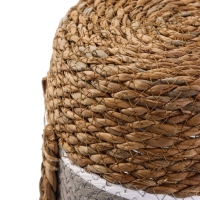 Набор кашпо "Инга" серая полоса, 20,5х25/25,5х28/27х33см