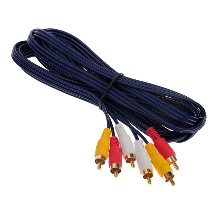 Кабель Luazon KDGN-003, 3xRCA (M) - 3xRCA (M), 3 м