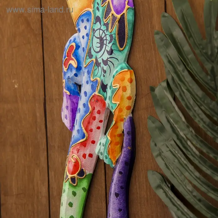 Панно настенное "Геккон океан" 11х1,1х50 см