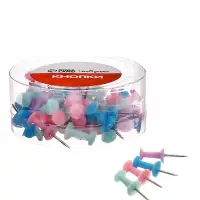 Кнопки силовые пастель 50 штук в пластиковой тубе