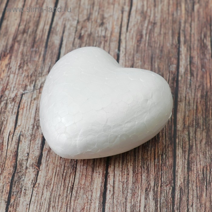 Фигурка для поделок и декорирования &laquo;Сердце&raquo; набор 4 шт., размер 1 шт: 5,5 &times; 5,5 см