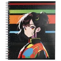 Компл тетр из 3шт 96л кл на гребне Аниме. Яркий стиль, обл мел карт, офсет (10296903)