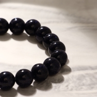 Браслет шар №10 &laquo;Авантюрин синий&raquo;, 5,5 см