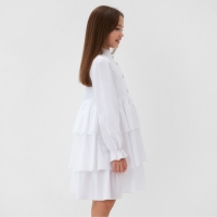 Платье для девочки MINAKU цвет белый, рост 104 см Платье для девочки MINAKU цвет белый, рост 104 см
