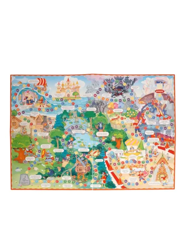 Игра-ходилка в коробке с карточками "Любимые сказки"