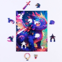 Фигурный пазл «Гимнастика», в деревянной коробке, 90 деталей Фигурный пазл «Гимнастика», в деревянной коробке, 90 деталей