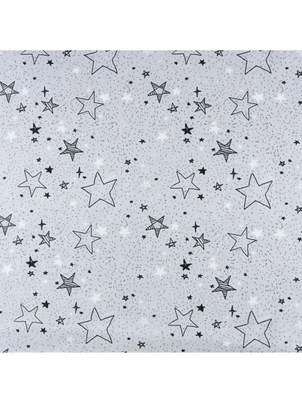 Бумага упаковочная крафтовая &laquo;Звёздочки&raquo;, 1 лист, 70 х 100 см