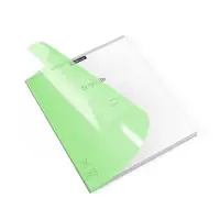 Тетрадь 12 листов в линейку ErichKrause &laquo;Классика CoverPrо Neon&raquo;, пластиковая обложка, блок офсет, белизна 100%, зелёная