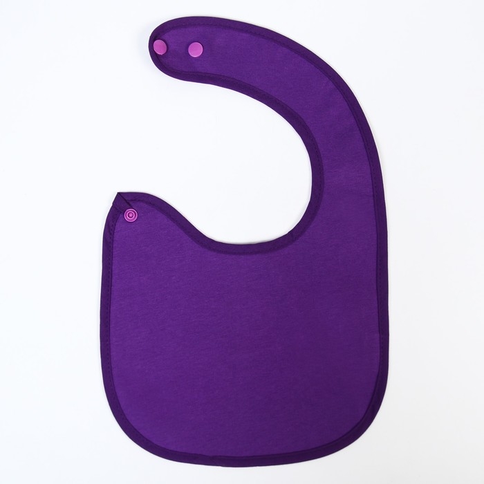 Нагрудник/слюнявчик для кормления &laquo;Little queen&raquo; на кнопке