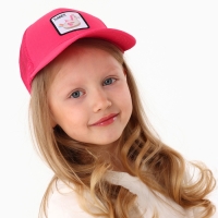 Кепка детская Summer, цвет розовый, р-р 52-54, 5-7 лет Кепка детская Summer, цвет розовый, р-р 52-54, 5-7 лет