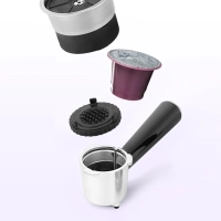 Кофеварка "2 в 1" капсульно-рожковая с капучинатором КТ-7617