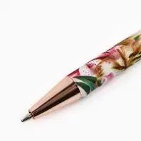 Ручка автоматическая на подложке "Любимому учителю", пластик, синяя паста 0.7 мм