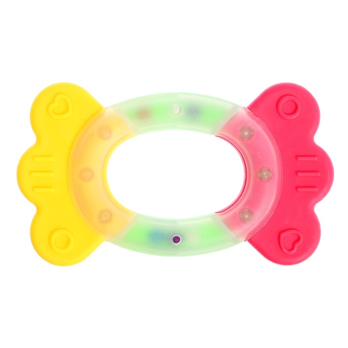 Набор погремушек с прорезывателем для зубов &laquo;Фруктики. Апельсин&raquo;, 4 шт