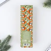 Ручка шариковая, синяя паста, 0.5 мм, пластик, с колпачком &laquo;С Новым Годом&raquo;