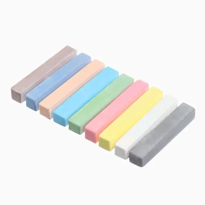 Мелки цветные школьные 9 шт. &laquo;Попугай Кеша&raquo;