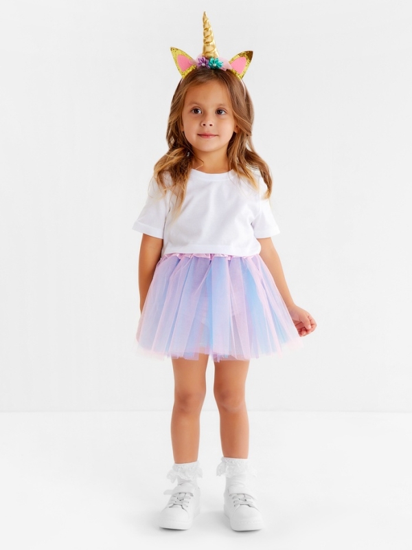 Набор для фотосессии KAFTAN Набор для фотосессии KAFTAN "Единорог": юбка трехслойная и ободок, 25 см