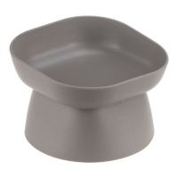 Миска для животных Квадро  0,2л,  французcкий серый