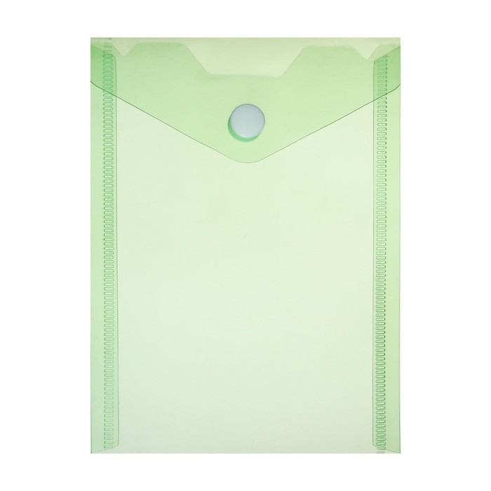 Набор из 5 штук, папка-конверт на кнопке, А6, 180 мкм, вертикальная, тонированная, 5 цветов