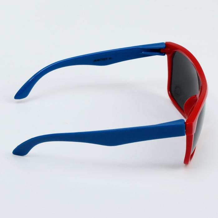 Очки солнцезащитные детские OneSun, UV 400, 13&times;12.5&times;5.5 см, оправа микс, линза сплошная тёмная