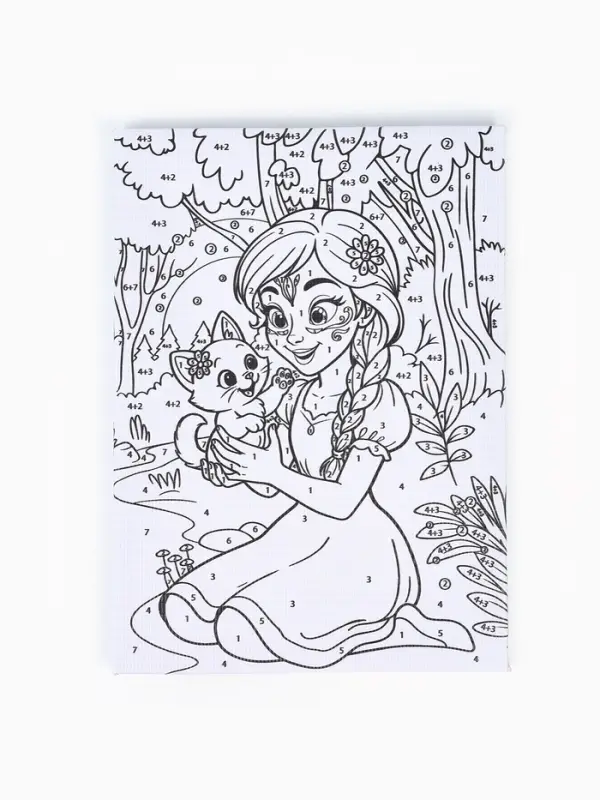 Картина по номерам &laquo;Волшебный лес феи&raquo;, 21&times;15 см