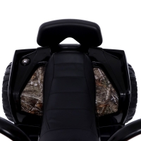 Электромобиль &laquo;Квадроцикл&raquo;, EVA колёса, кожаное сидение, цвет чёрный