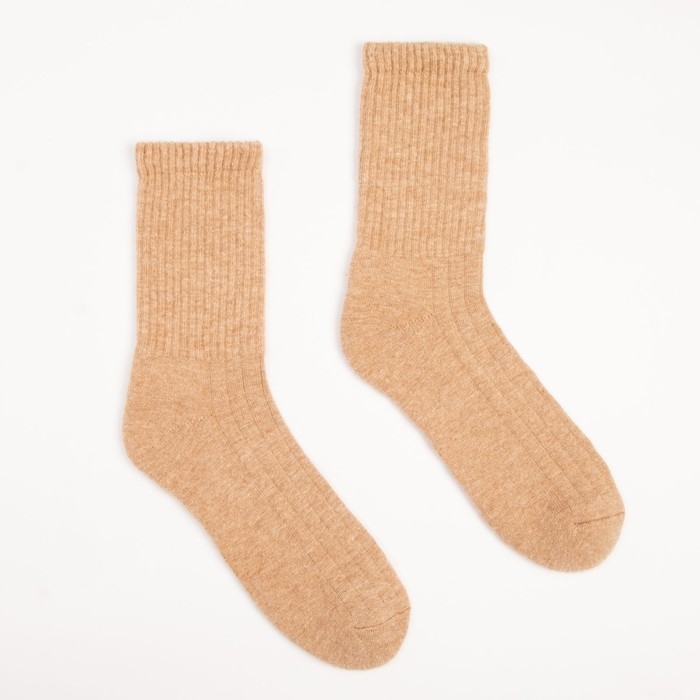 Носки с пухом верблюда мужские, цвет бежевый, размер 41-43 Носки с пухом верблюда мужские, цвет бежевый, размер 41-43