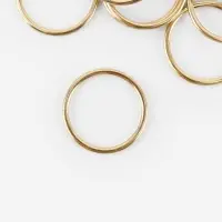 Кольцо для бретелей, металлическое, 15 мм, 20 шт., цвет золотой