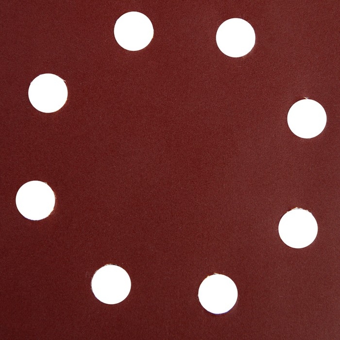 Круг абразивный шлифовальный под "липучку" ТУНДРА, перфорированный, 150 мм, Р600, 5 шт.